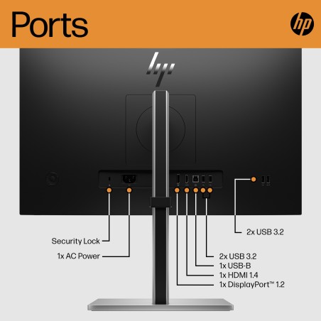 HP E24 G5 Computer Monitor 60.5